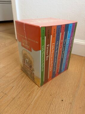 Little House on the Prarie books box set- sealed- box damage prariecore